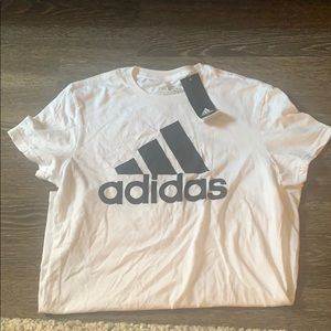 NWT Women’s adidas White The Go To Tee